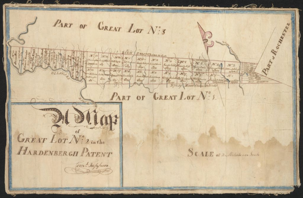 Map of Great Lot #2 in Sullivan County New York