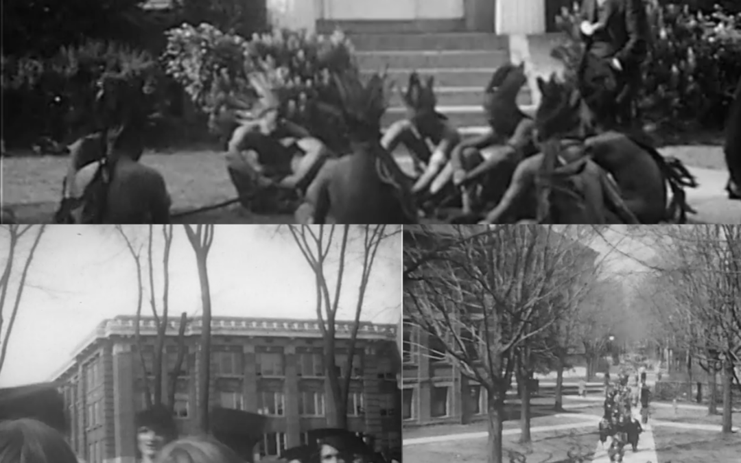 January 21, 1928: Clements featured in campus film