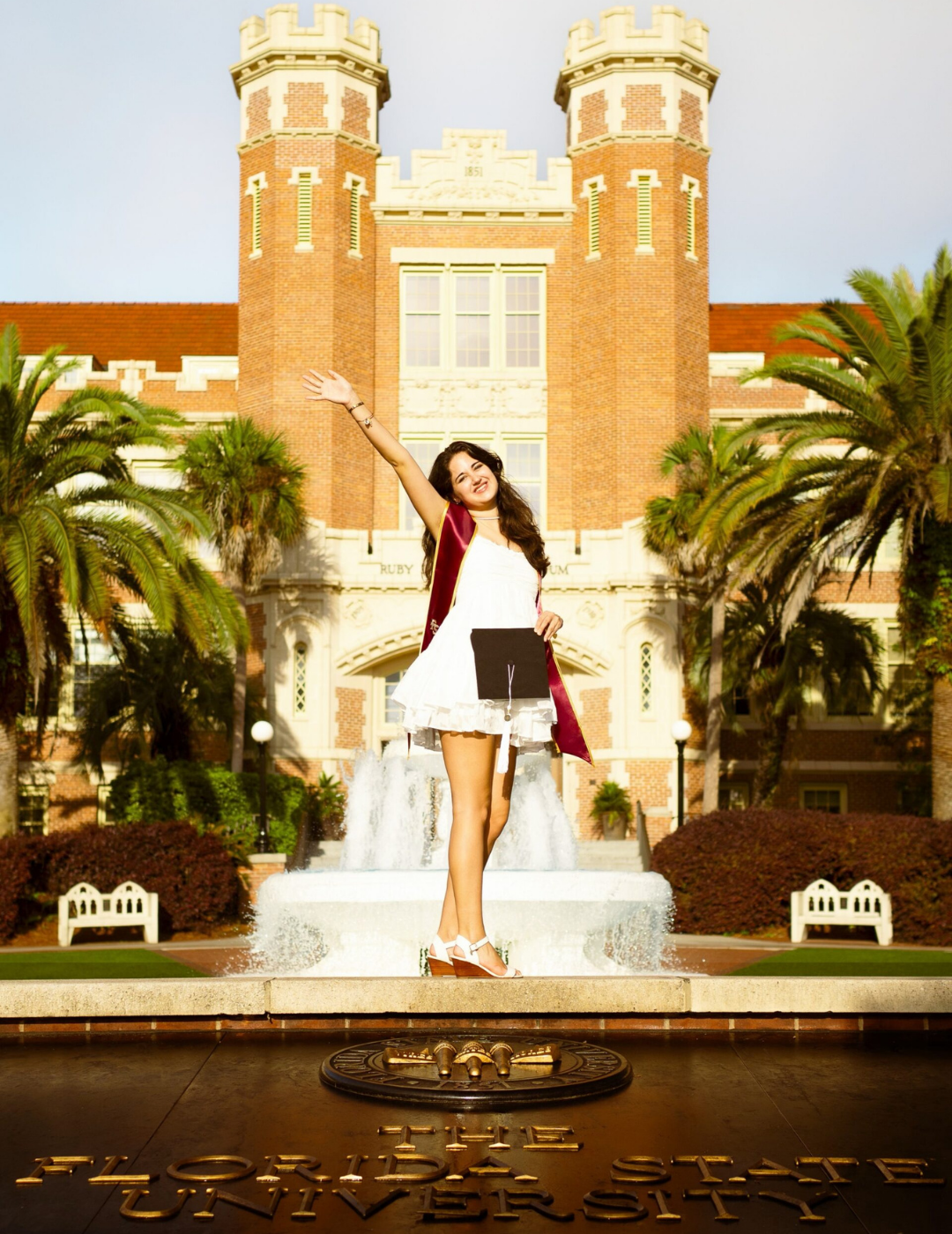 Annalia Buchanan's graduation photo at the Florida State University.