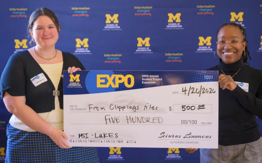 Clements Interns Present at UMSI Student Project Exposition