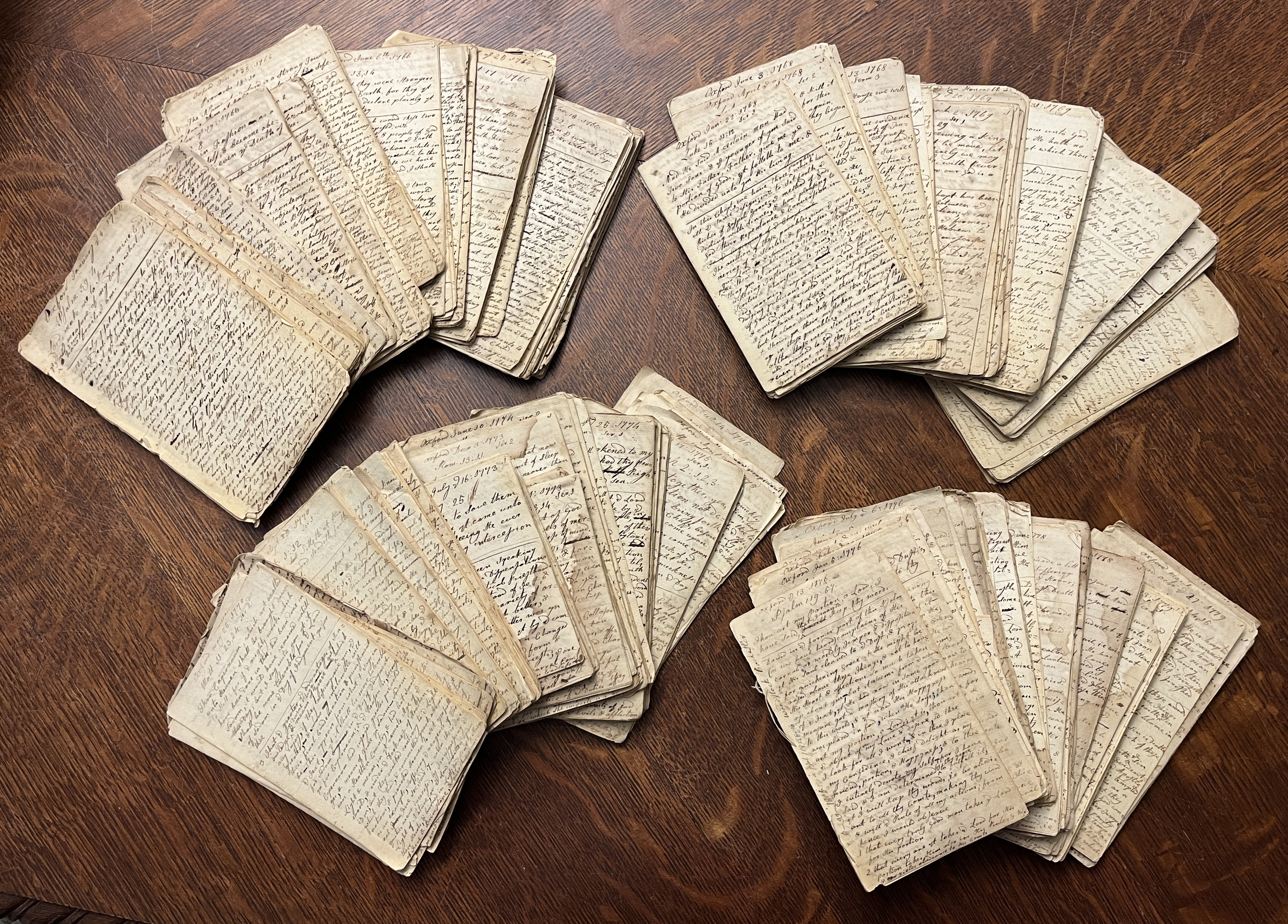 Bowman, Joseph Sermons Piles of sermons