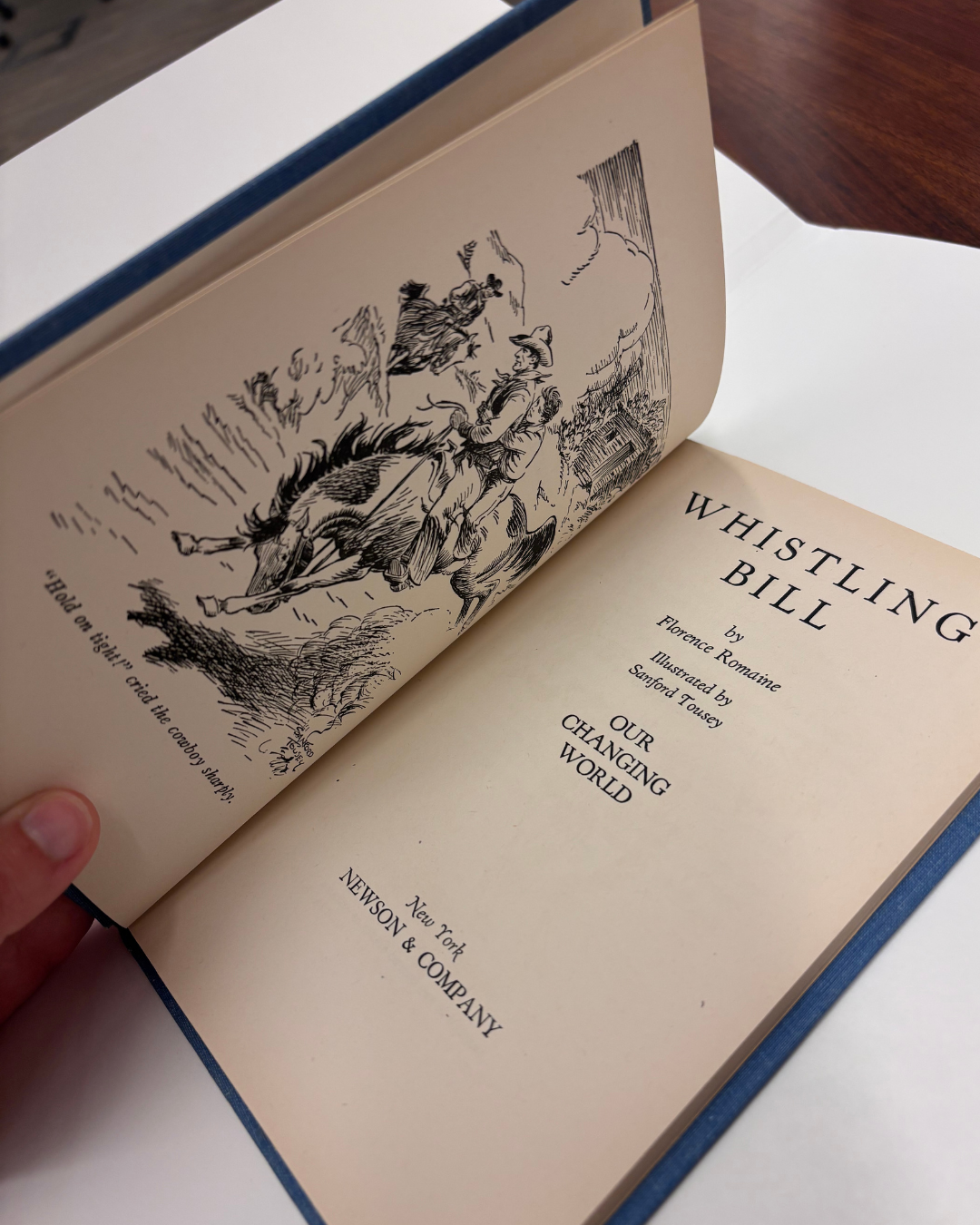 Whistling Bill 'Our Changing World' by Florence Romaine; Illustrated by Sanford Tousey. Whistling Bill 'Our Changing World' by Florence Romaine; Illustrated by Sanford Tousey.